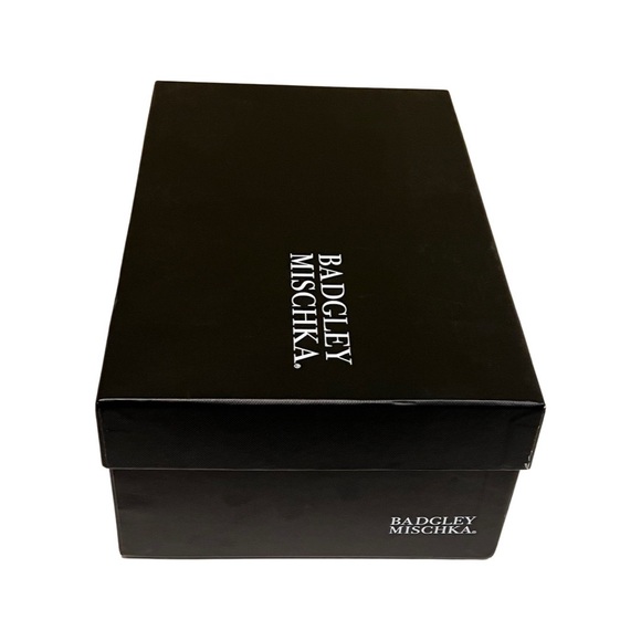 Pre-owned Badgley Mischska Collection Satin Crystal Skimmer wedding Flat 9M - Picture 11 of 11